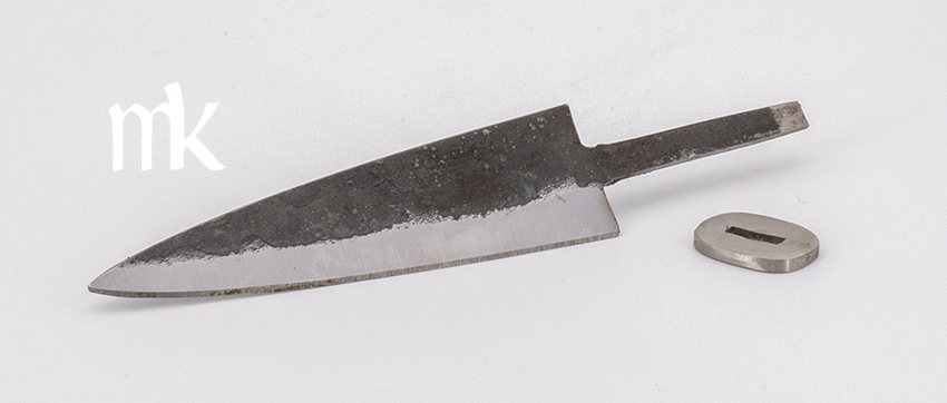 Kleine handgeschmiedete Messerklinge